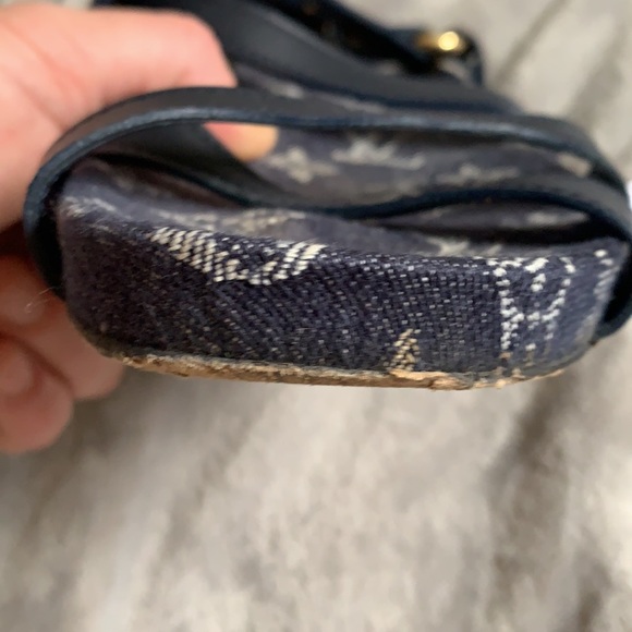 Louis Vuitton Denim Leather Sandals 38.5 - Picture 10 of 13